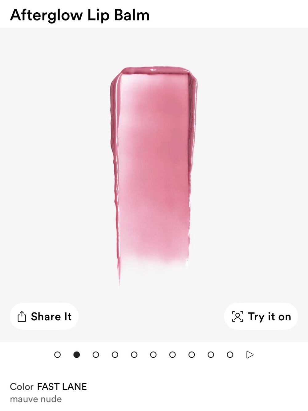 NARS Pink Mauve Lipstick - Satin Finish in ‘Fast Lane’ - Picture 2 of 2